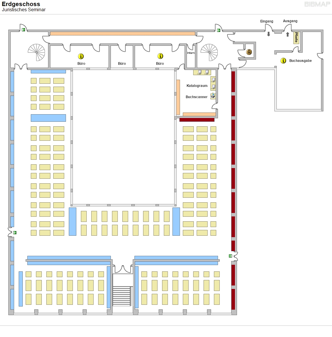 Erdgeschoss - Juristisches Seminar