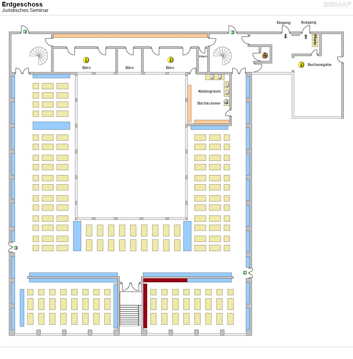 Erdgeschoss - Juristisches Seminar