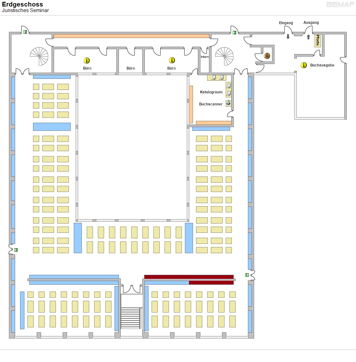 Erdgeschoss - Juristisches Seminar