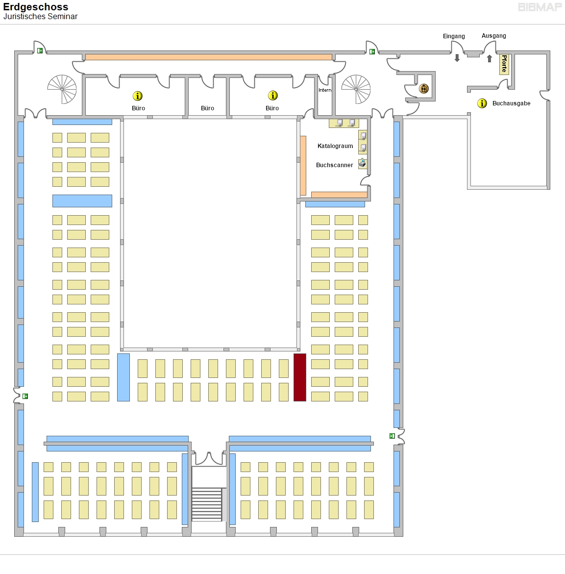 Erdgeschoss - Juristisches Seminar