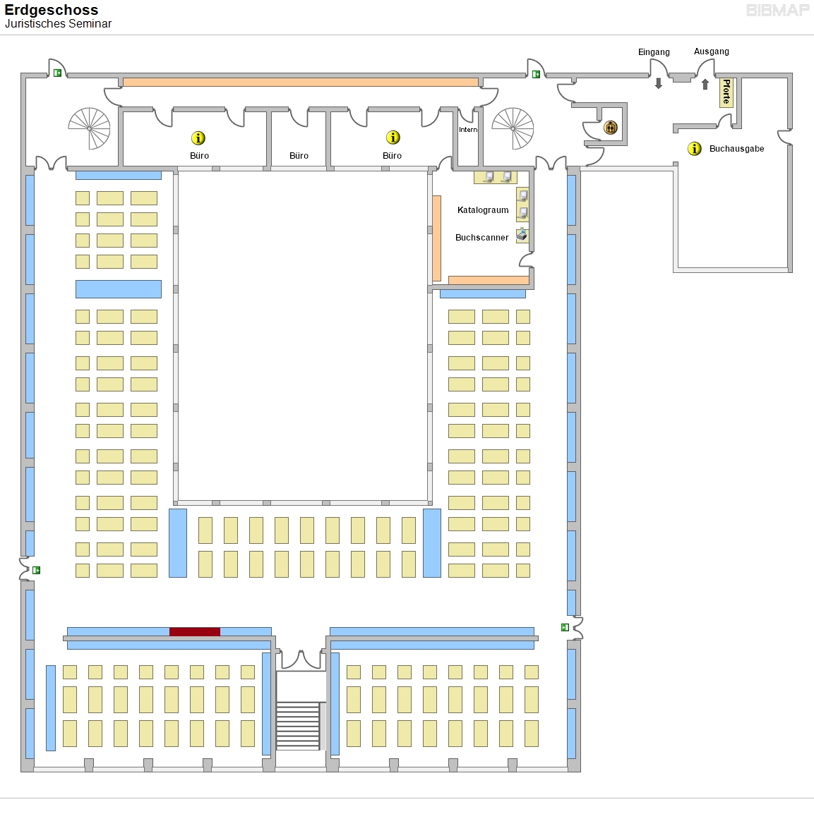 Erdgeschoss - Juristisches Seminar