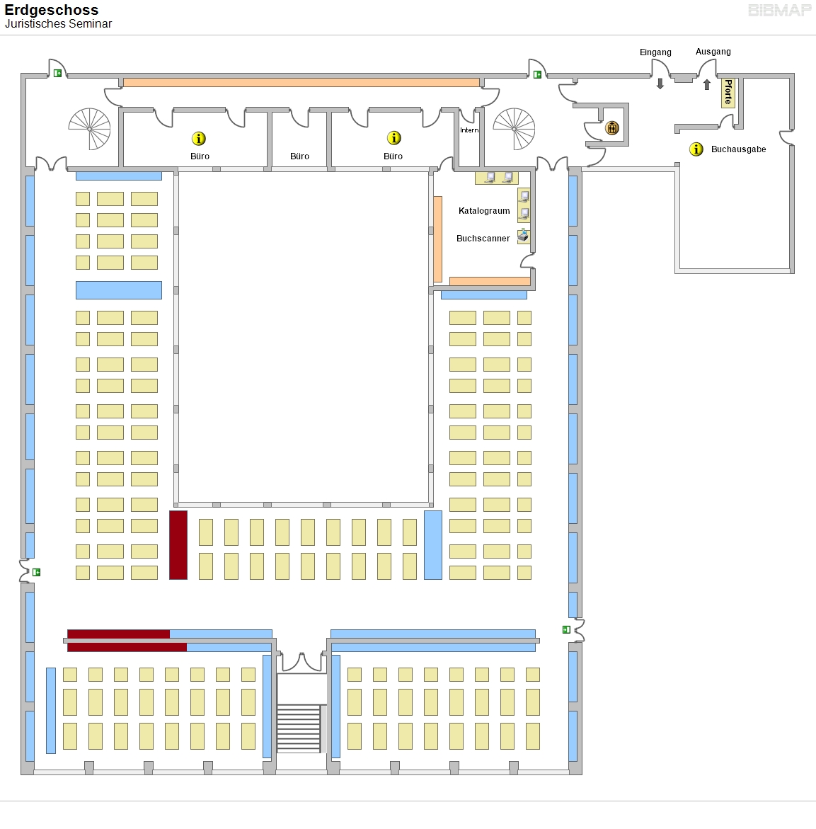 Erdgeschoss - Juristisches Seminar