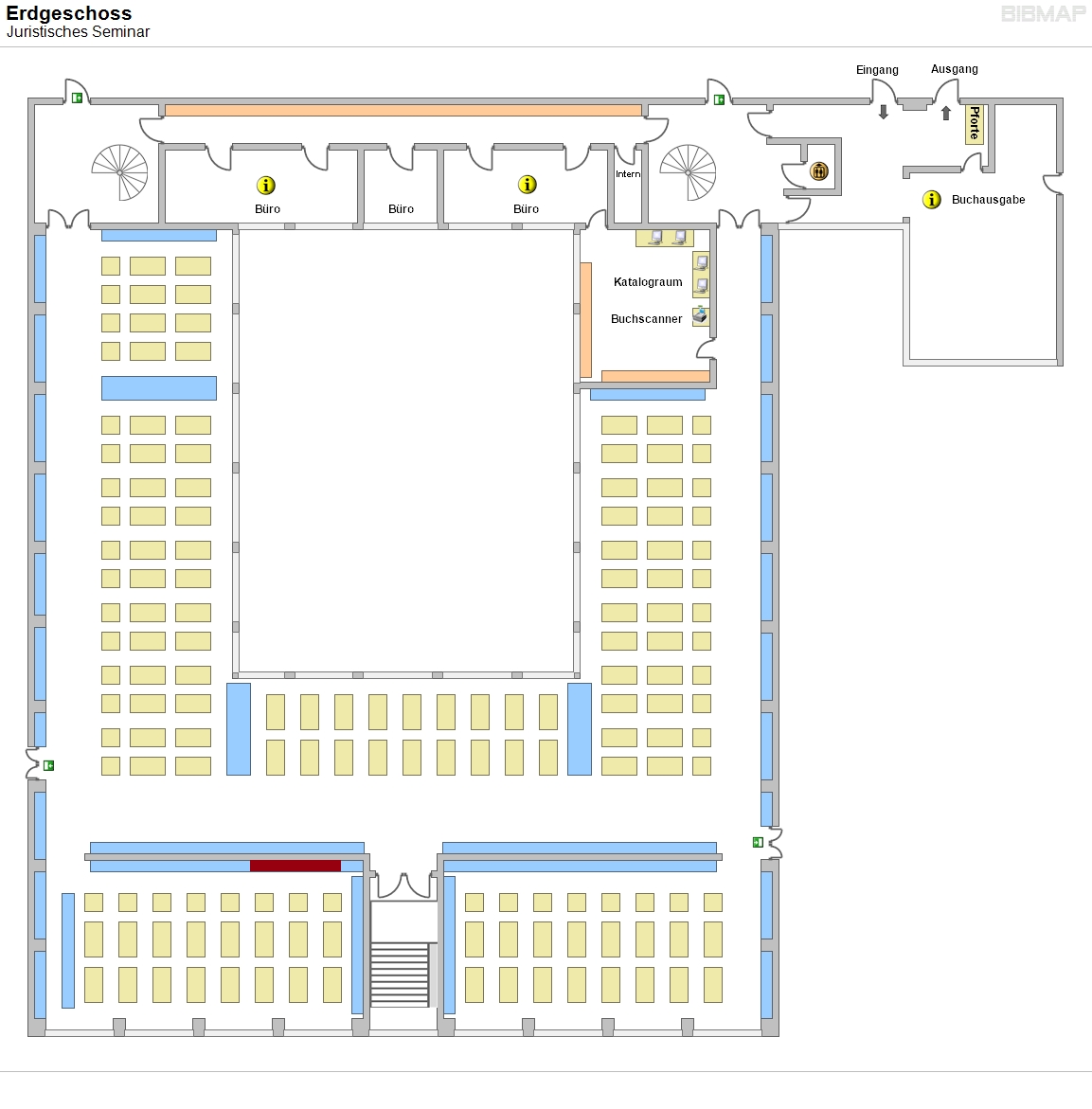 Erdgeschoss - Juristisches Seminar