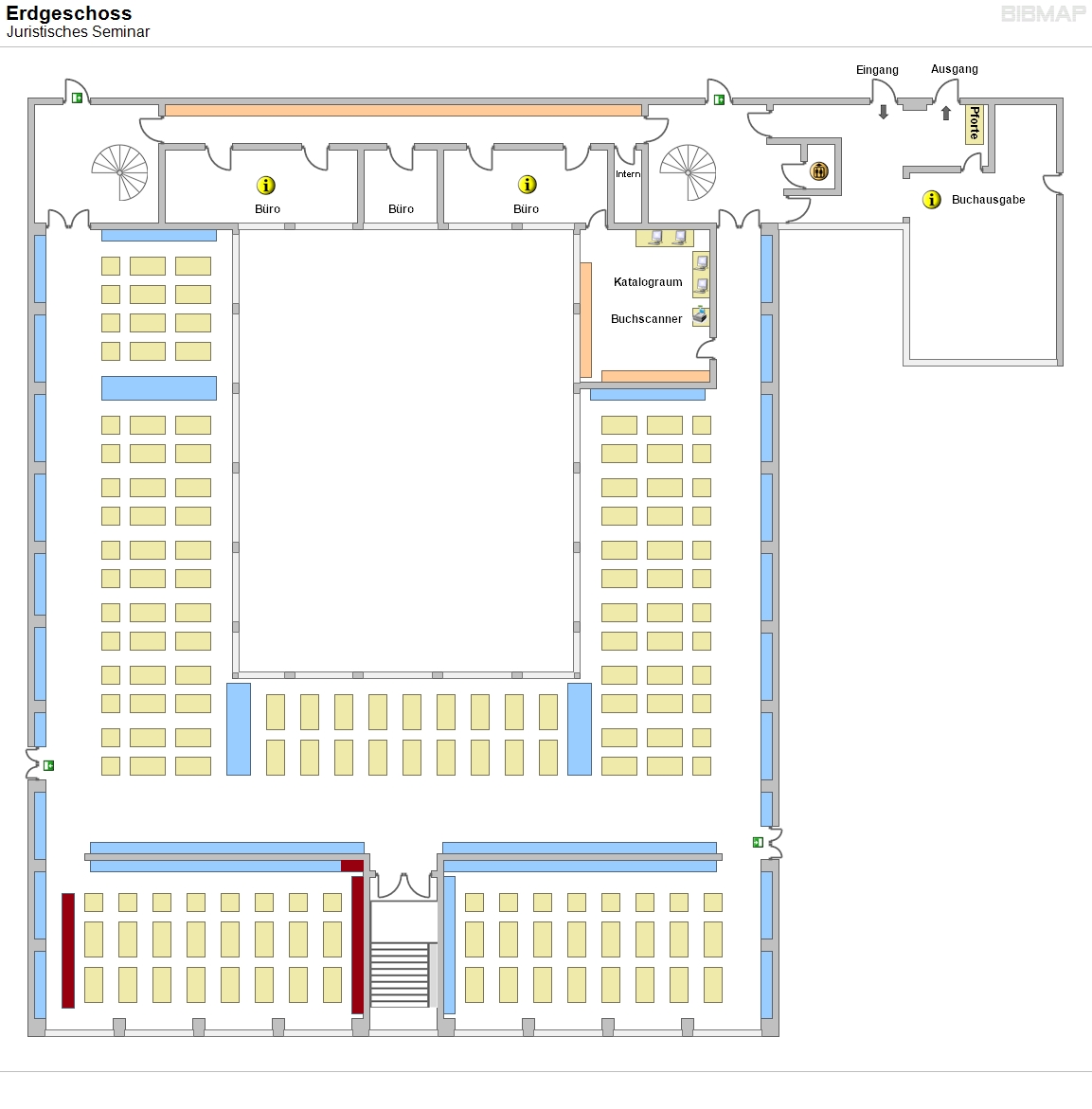 Erdgeschoss - Juristisches Seminar