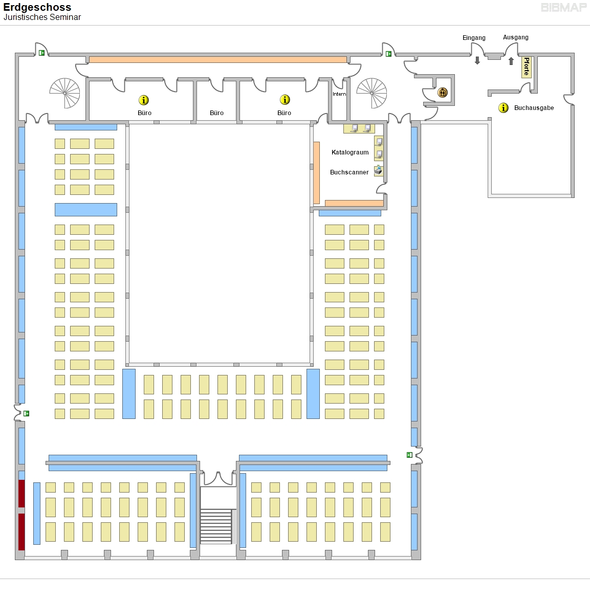 Erdgeschoss - Juristisches Seminar