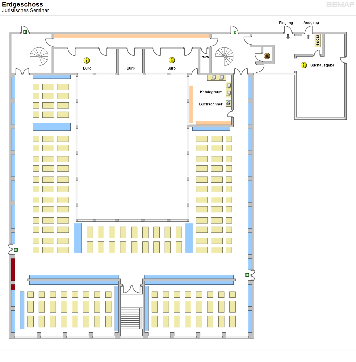 Erdgeschoss - Juristisches Seminar