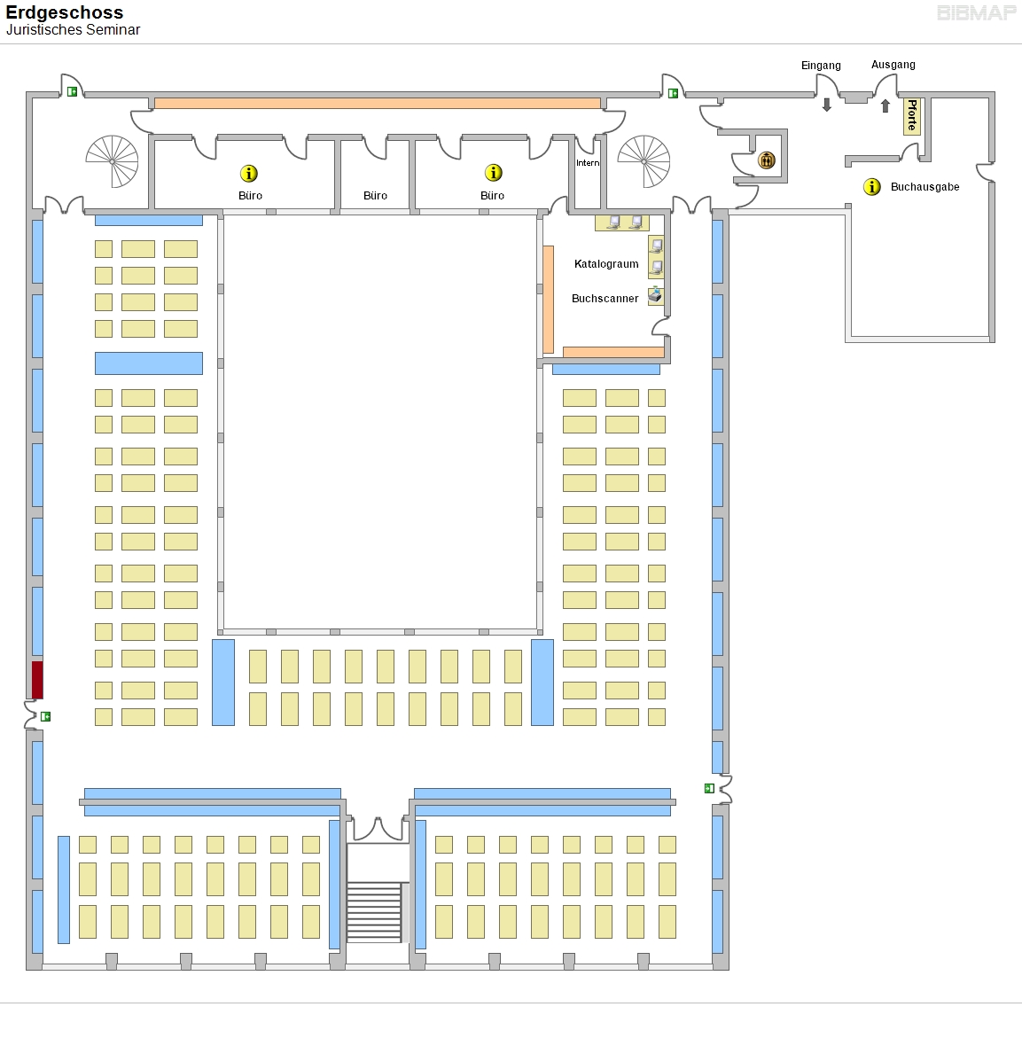 Erdgeschoss - Juristisches Seminar