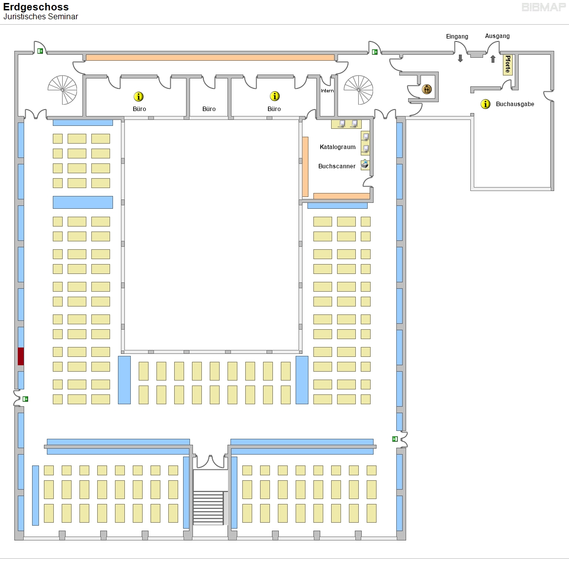 Erdgeschoss - Juristisches Seminar