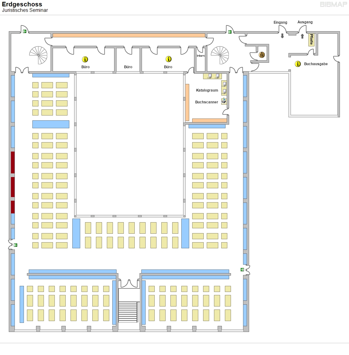 Erdgeschoss - Juristisches Seminar