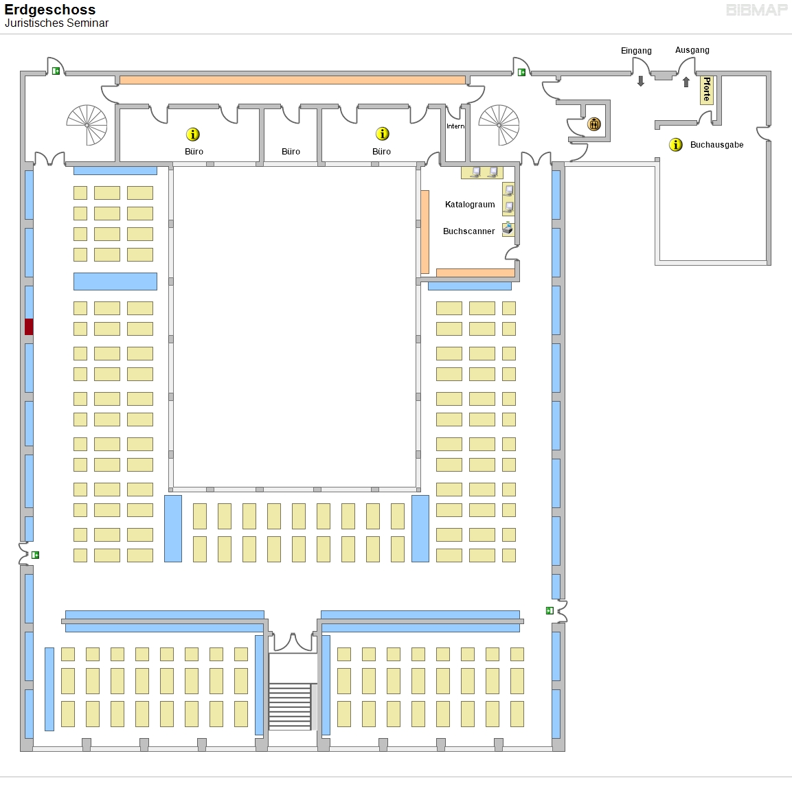 Erdgeschoss - Juristisches Seminar