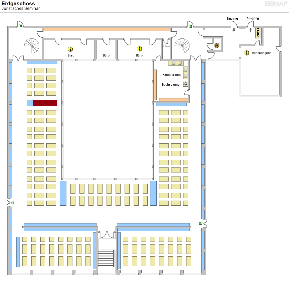 Erdgeschoss - Juristisches Seminar