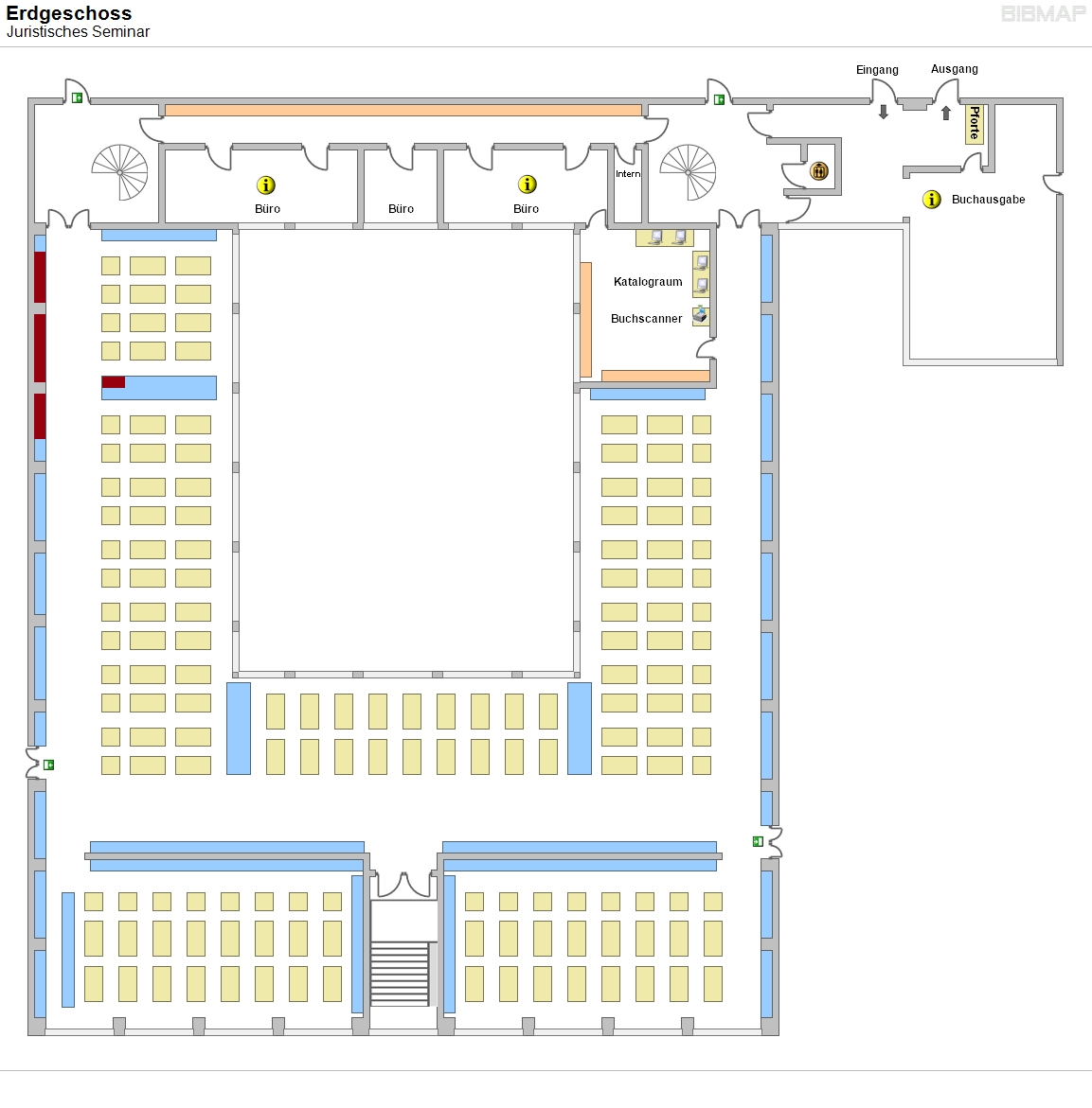 Erdgeschoss - Juristisches Seminar