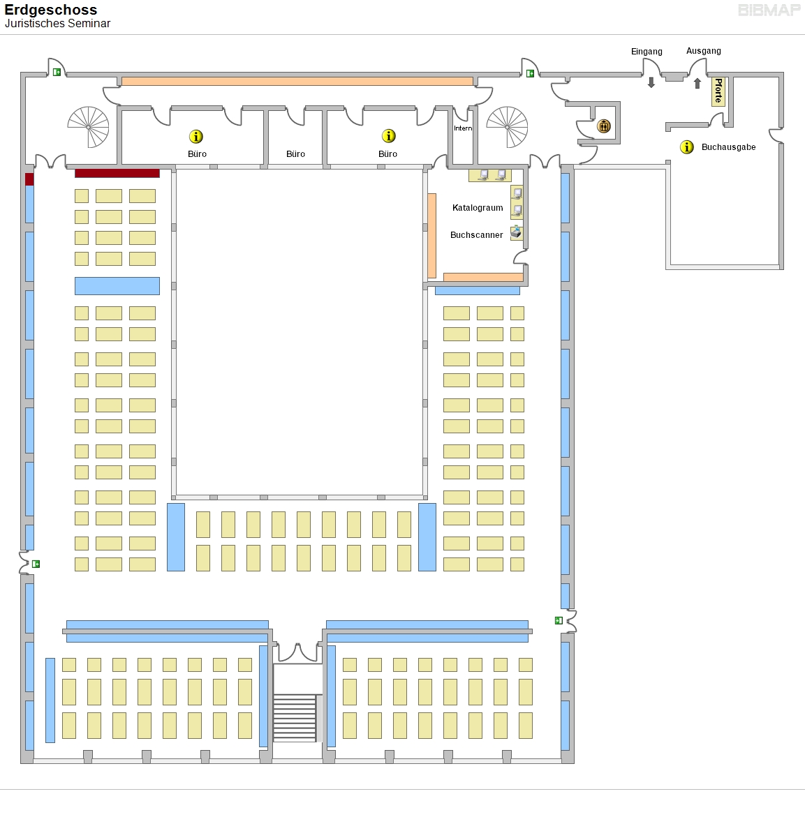 Erdgeschoss - Juristisches Seminar