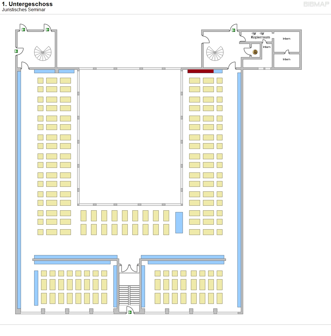 1. Untergeschoss - Juristisches Seminar