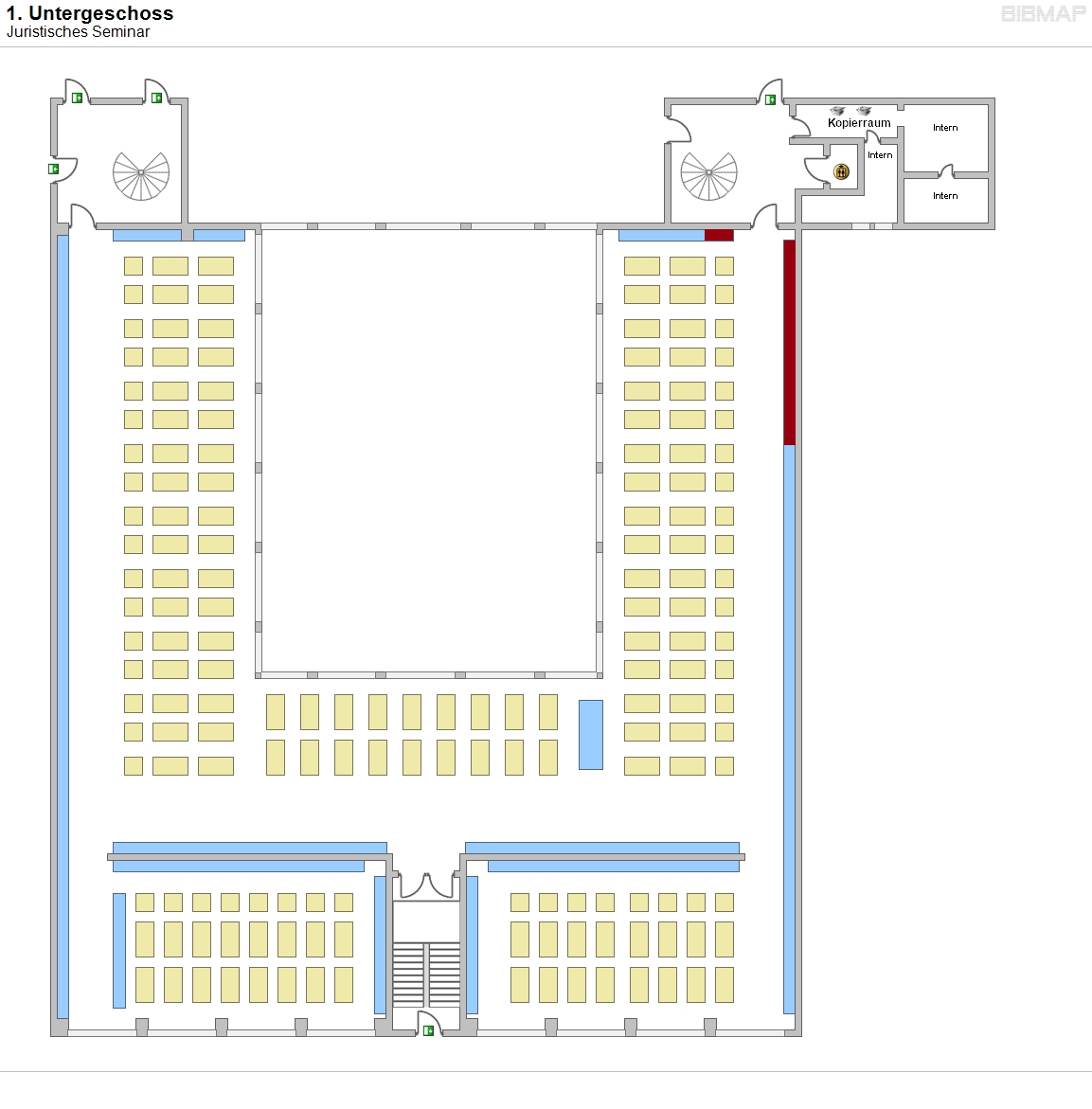 1. Untergeschoss - Juristisches Seminar