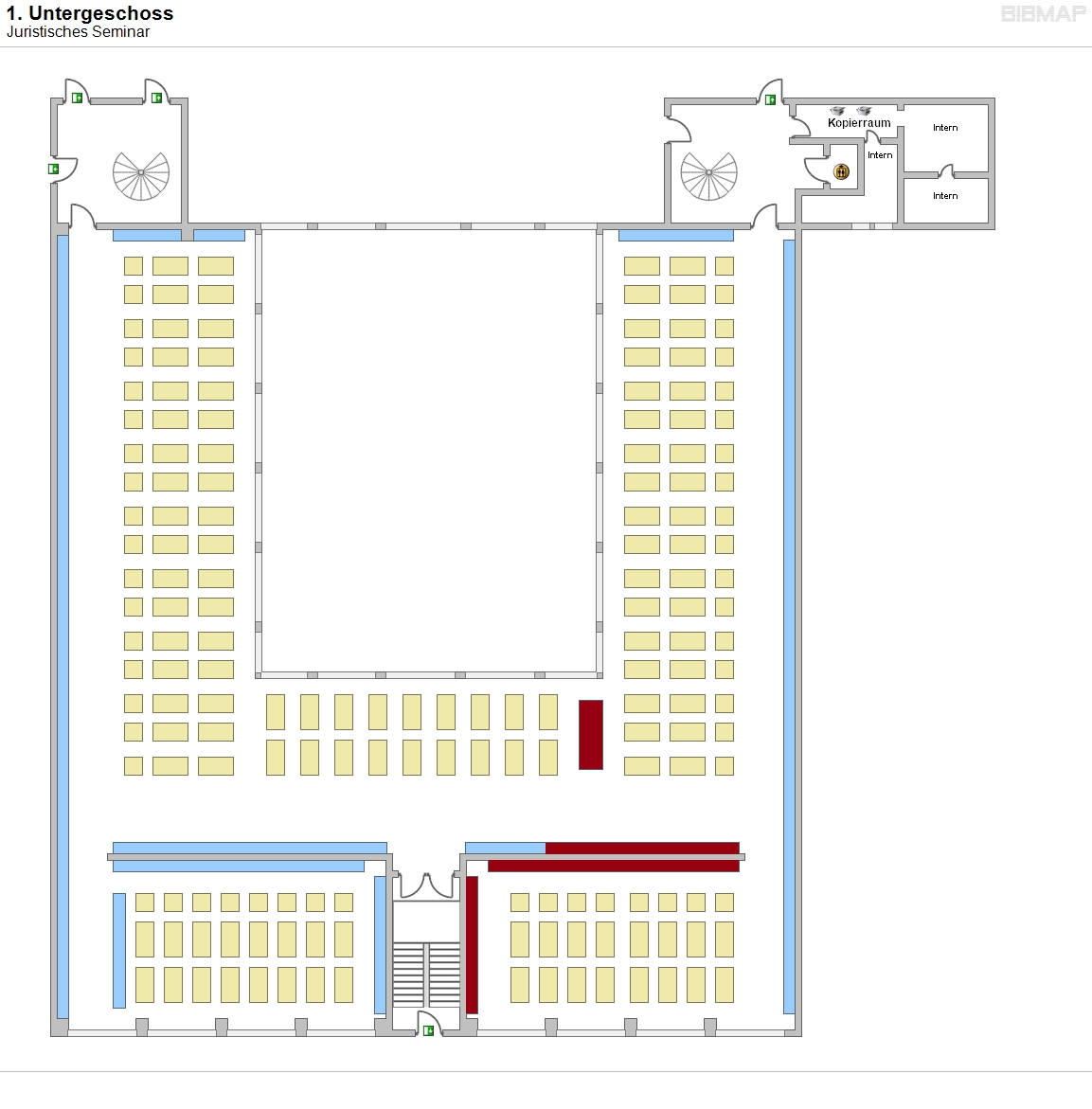 1. Untergeschoss - Juristisches Seminar