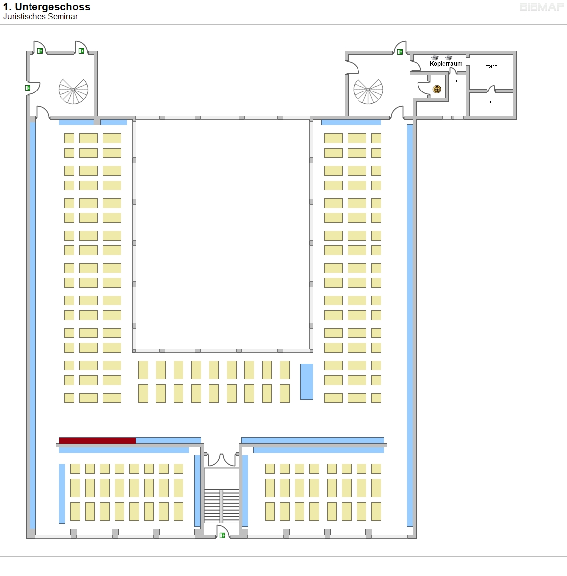1. Untergeschoss - Juristisches Seminar