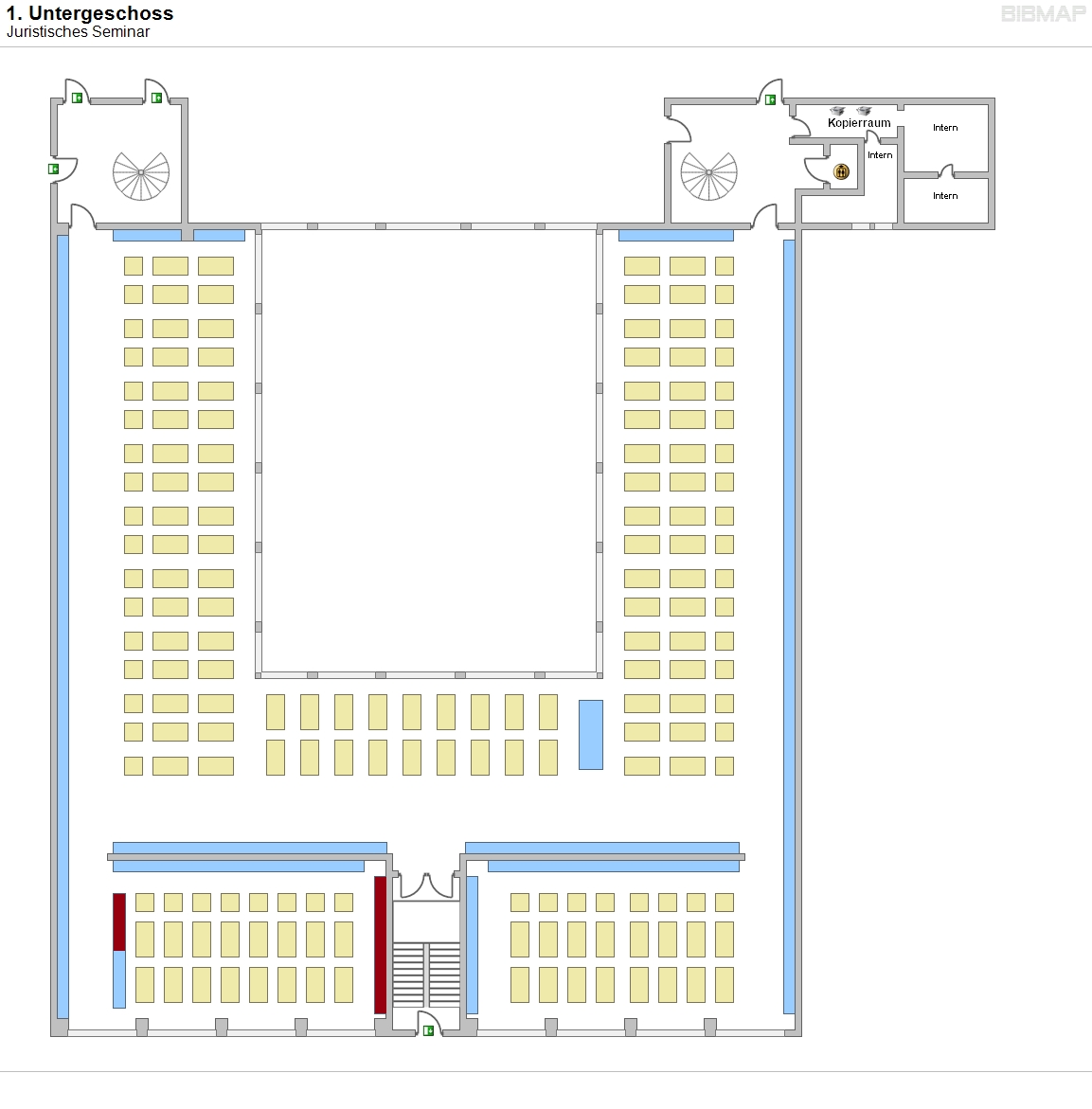1. Untergeschoss - Juristisches Seminar
