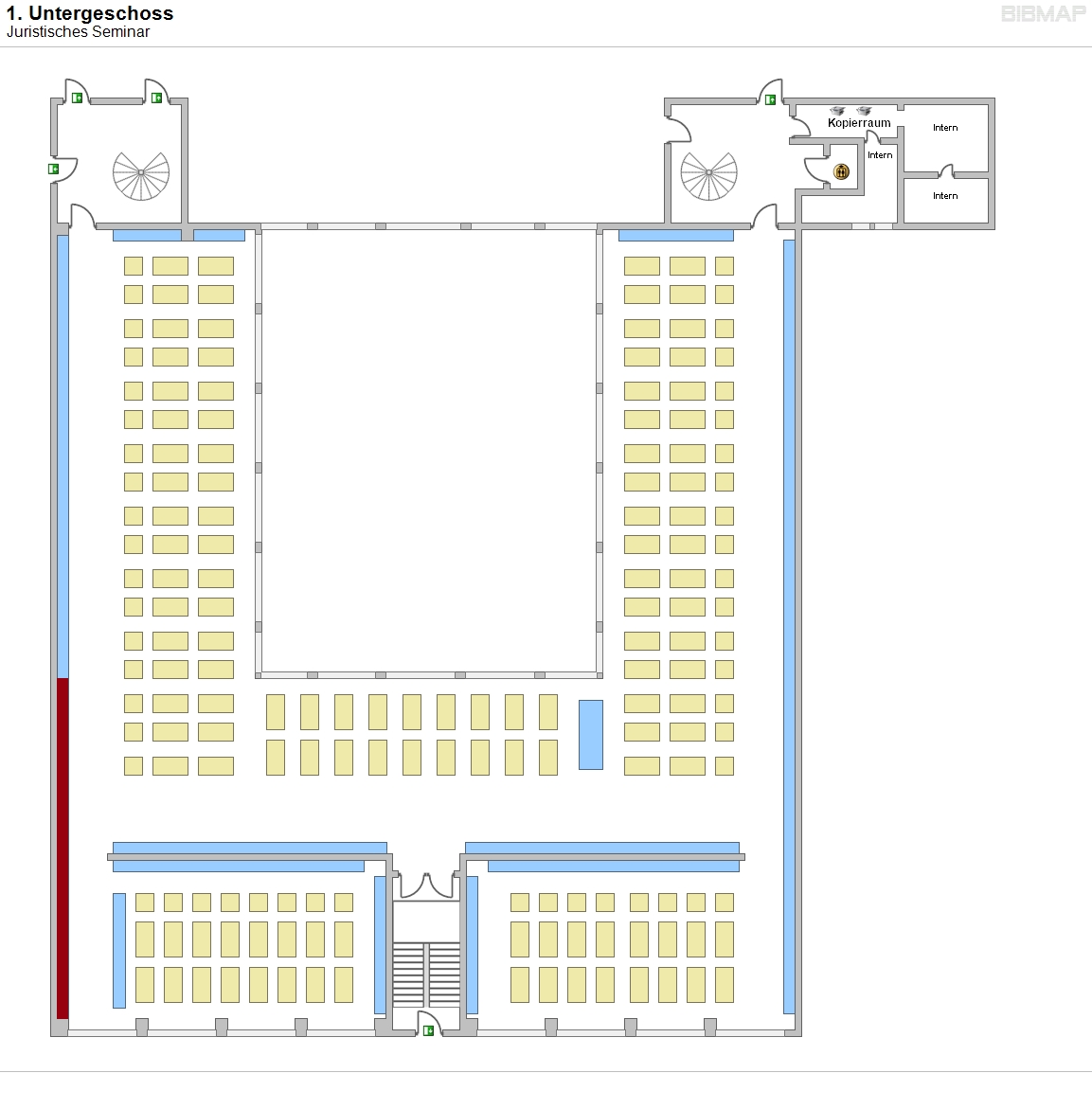 1. Untergeschoss - Juristisches Seminar