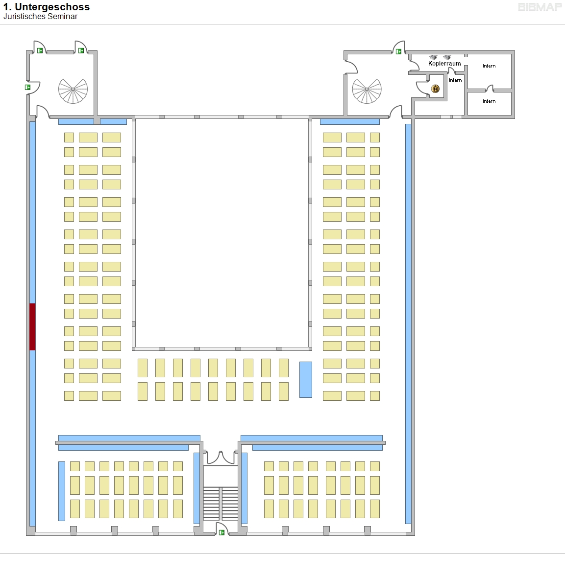 1. Untergeschoss - Juristisches Seminar