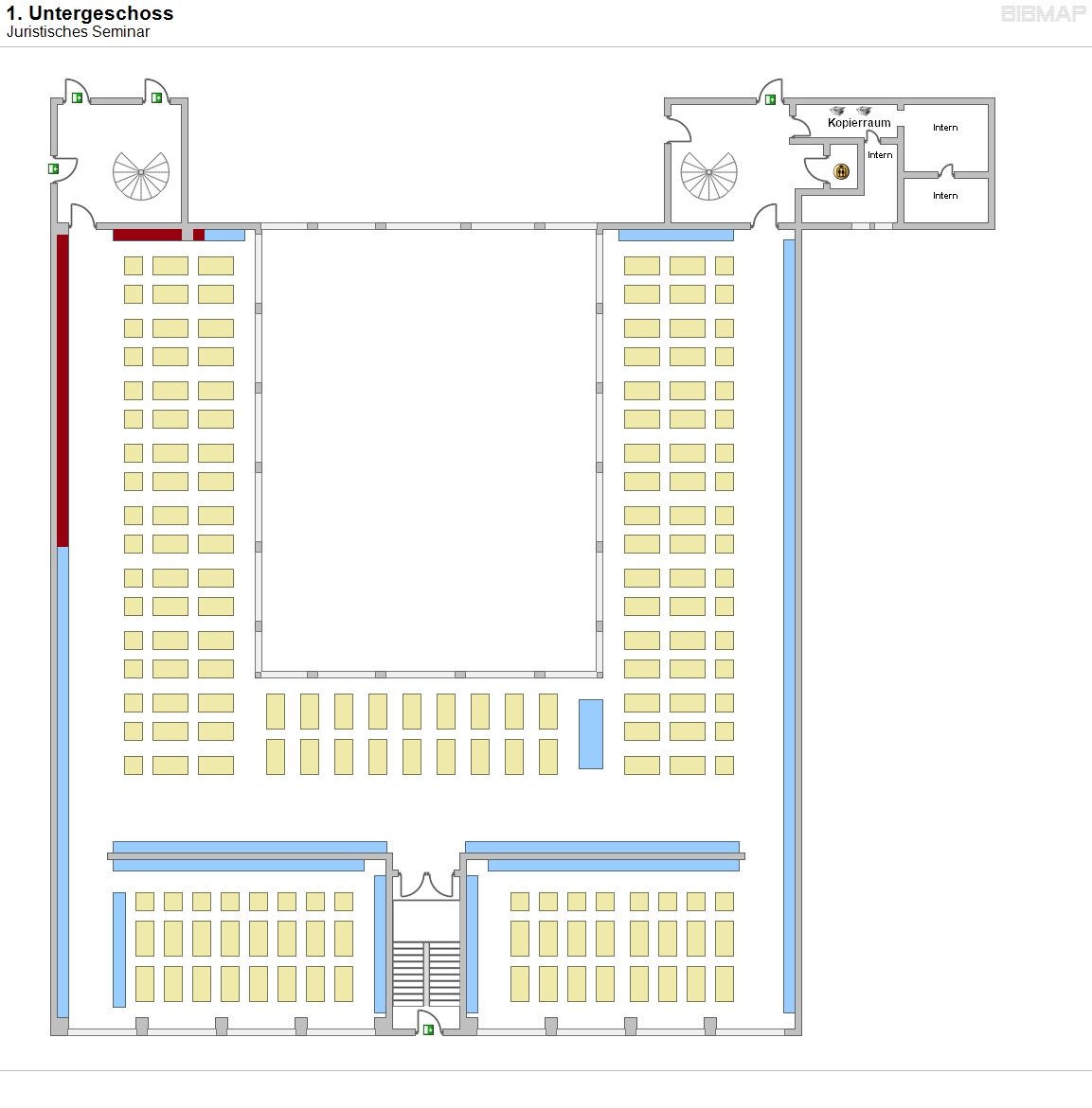 1. Untergeschoss - Juristisches Seminar