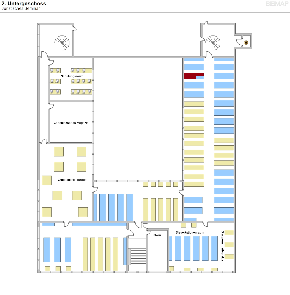 2. Untergeschoss - Juristisches Seminar