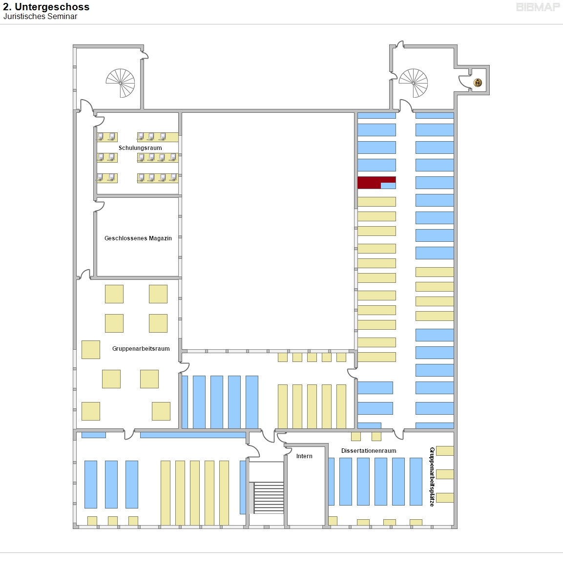 2. Untergeschoss - Juristisches Seminar