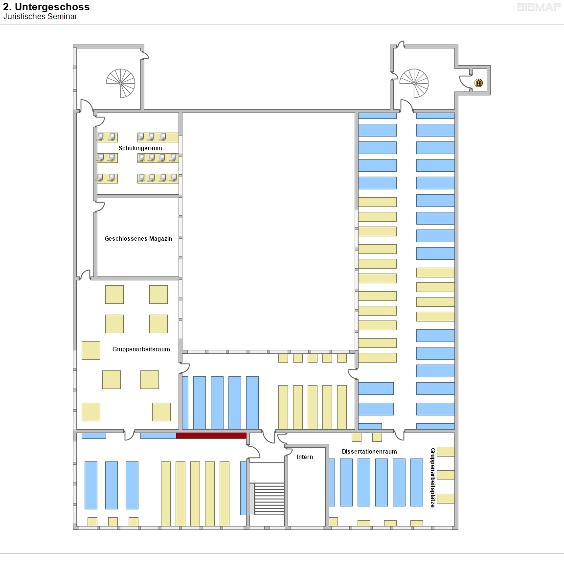 2. Untergeschoss - Juristisches Seminar