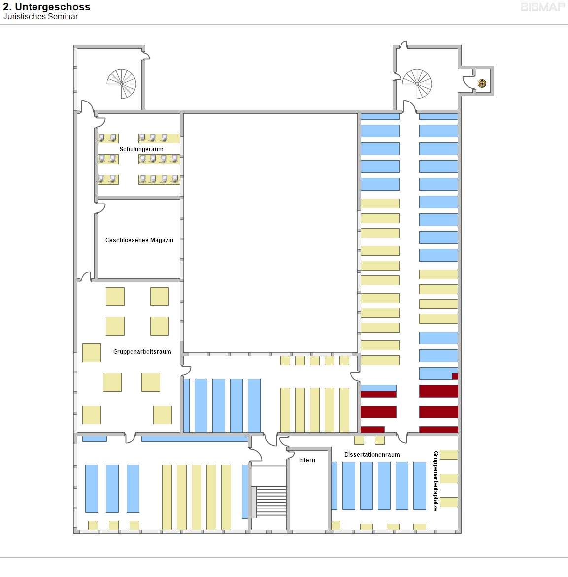 2. Untergeschoss - Juristisches Seminar