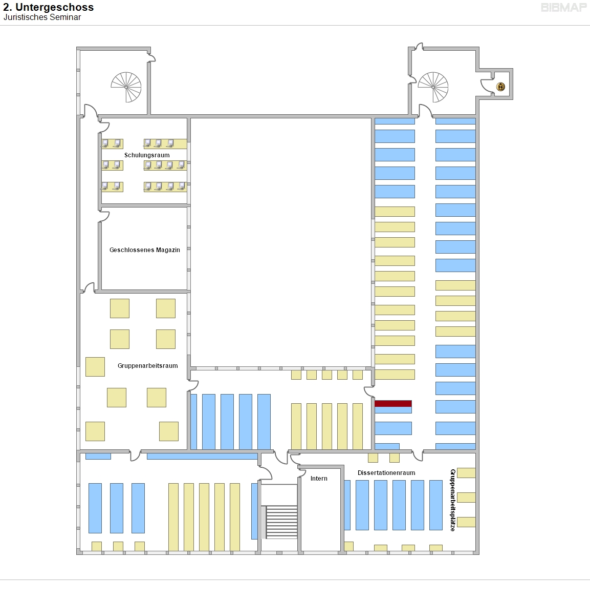 2. Untergeschoss - Juristisches Seminar